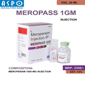 Meropass 1gm Inj.