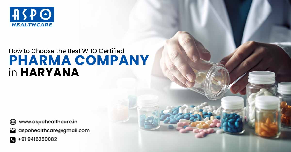 WHO Certified Pharma Company Haryana